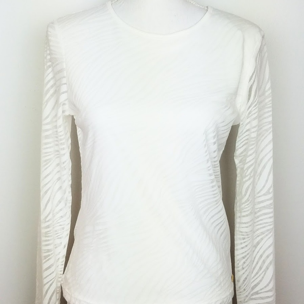 NWT Calvin Klein Mesh Long Sleeve